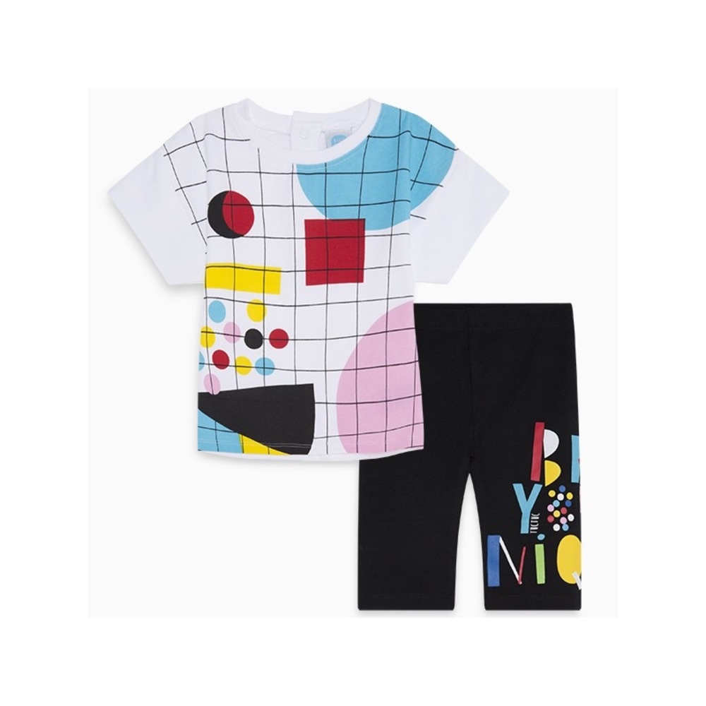 Colorful Geometric Kids Matching Set
